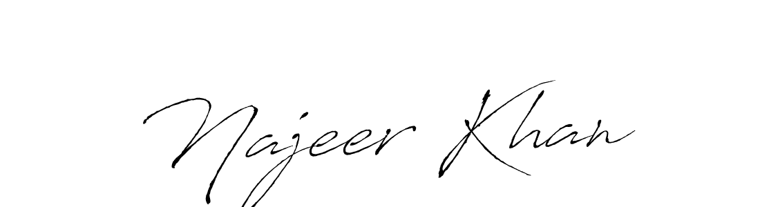 You should practise on your own different ways (Antro_Vectra) to write your name (Najeer Khan) in signature. don't let someone else do it for you. Najeer Khan signature style 6 images and pictures png