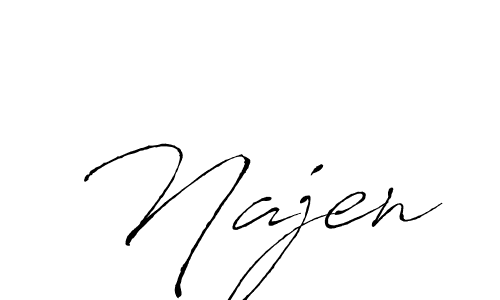 It looks lik you need a new signature style for name Najen. Design unique handwritten (Antro_Vectra) signature with our free signature maker in just a few clicks. Najen signature style 6 images and pictures png