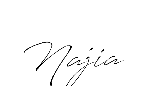How to make Najia name signature. Use Antro_Vectra style for creating short signs online. This is the latest handwritten sign. Najia signature style 6 images and pictures png
