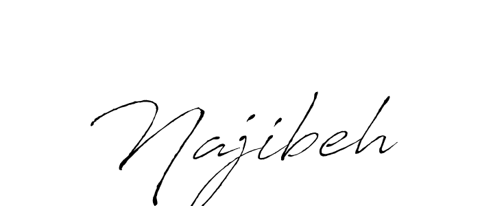 if you are searching for the best signature style for your name Najibeh. so please give up your signature search. here we have designed multiple signature styles  using Antro_Vectra. Najibeh signature style 6 images and pictures png