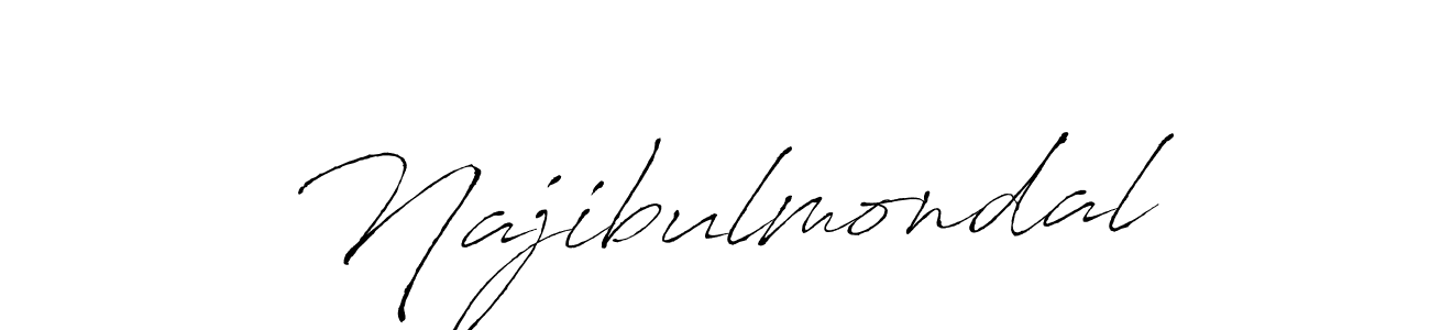 The best way (Antro_Vectra) to make a short signature is to pick only two or three words in your name. The name Najibulmondal include a total of six letters. For converting this name. Najibulmondal signature style 6 images and pictures png
