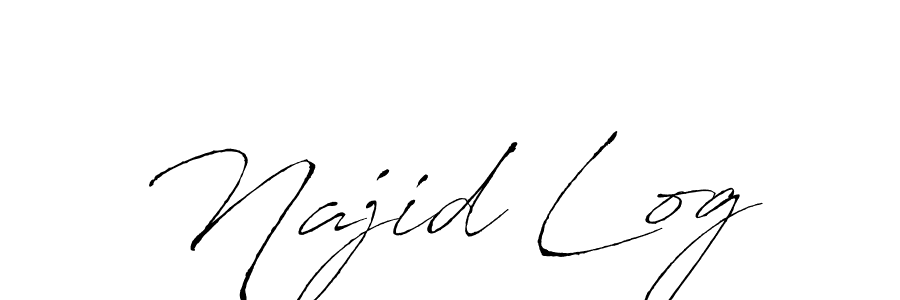 Best and Professional Signature Style for Najid Log. Antro_Vectra Best Signature Style Collection. Najid Log signature style 6 images and pictures png