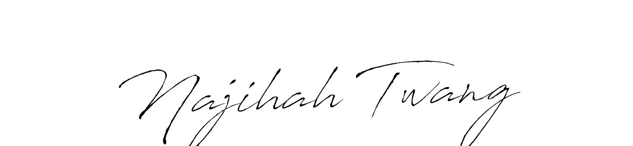 Here are the top 10 professional signature styles for the name Najihah Twang. These are the best autograph styles you can use for your name. Najihah Twang signature style 6 images and pictures png