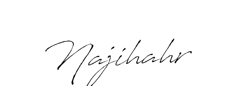 Najihahr stylish signature style. Best Handwritten Sign (Antro_Vectra) for my name. Handwritten Signature Collection Ideas for my name Najihahr. Najihahr signature style 6 images and pictures png