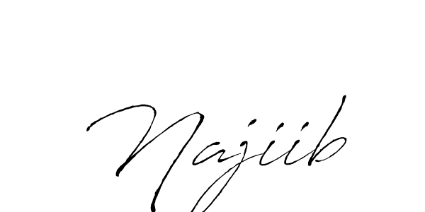 This is the best signature style for the Najiib name. Also you like these signature font (Antro_Vectra). Mix name signature. Najiib signature style 6 images and pictures png