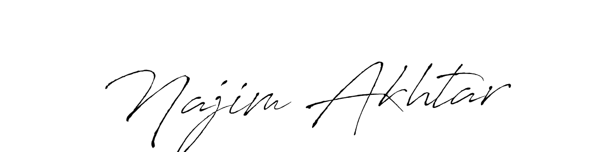 if you are searching for the best signature style for your name Najim Akhtar. so please give up your signature search. here we have designed multiple signature styles  using Antro_Vectra. Najim Akhtar signature style 6 images and pictures png