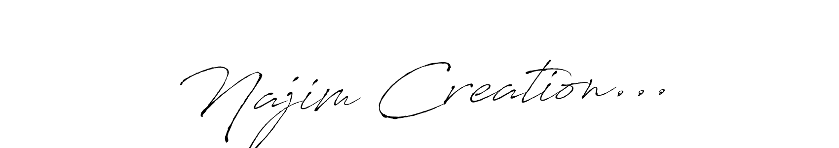See photos of Najim Creation... official signature by Spectra . Check more albums & portfolios. Read reviews & check more about Antro_Vectra font. Najim Creation... signature style 6 images and pictures png