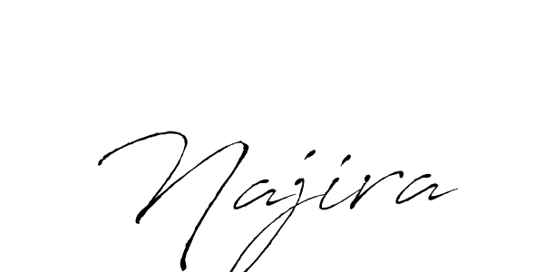 How to make Najira name signature. Use Antro_Vectra style for creating short signs online. This is the latest handwritten sign. Najira signature style 6 images and pictures png