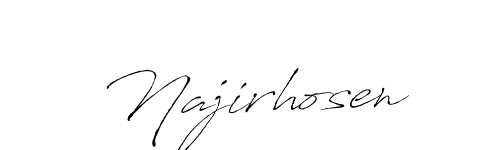 Make a beautiful signature design for name Najirhosen. Use this online signature maker to create a handwritten signature for free. Najirhosen signature style 6 images and pictures png