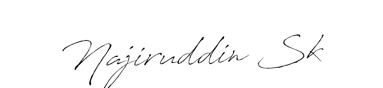 Also we have Najiruddin Sk name is the best signature style. Create professional handwritten signature collection using Antro_Vectra autograph style. Najiruddin Sk signature style 6 images and pictures png
