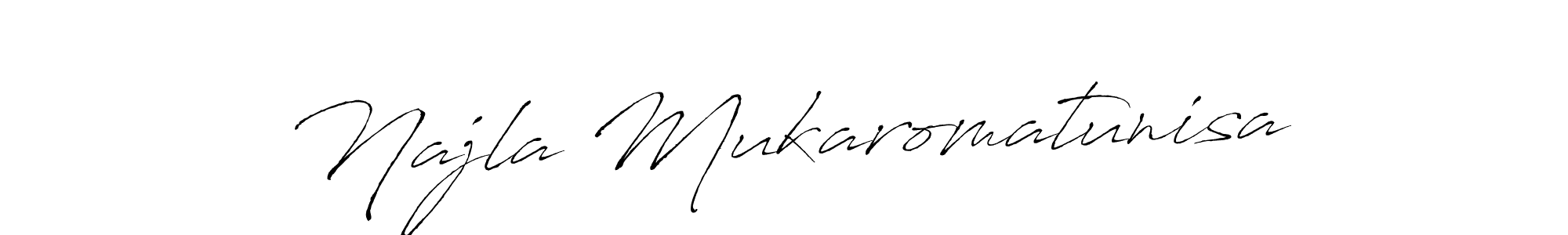 You should practise on your own different ways (Antro_Vectra) to write your name (Najla Mukaromatunisa) in signature. don't let someone else do it for you. Najla Mukaromatunisa signature style 6 images and pictures png