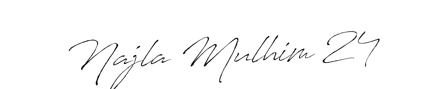 if you are searching for the best signature style for your name Najla Mulhim 24. so please give up your signature search. here we have designed multiple signature styles  using Antro_Vectra. Najla Mulhim 24 signature style 6 images and pictures png