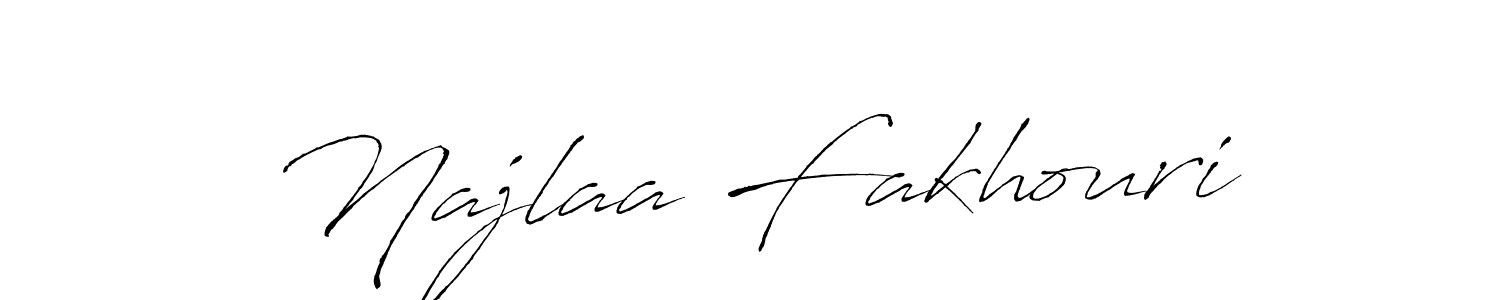 if you are searching for the best signature style for your name Najlaa Fakhouri. so please give up your signature search. here we have designed multiple signature styles  using Antro_Vectra. Najlaa Fakhouri signature style 6 images and pictures png