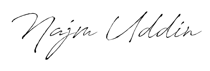 Best and Professional Signature Style for Najm Uddin. Antro_Vectra Best Signature Style Collection. Najm Uddin signature style 6 images and pictures png
