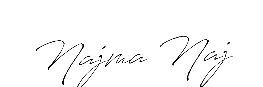 Similarly Antro_Vectra is the best handwritten signature design. Signature creator online .You can use it as an online autograph creator for name Najma Naj. Najma Naj signature style 6 images and pictures png