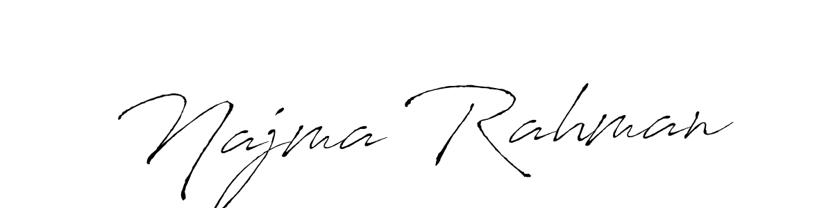 Make a short Najma Rahman signature style. Manage your documents anywhere anytime using Antro_Vectra. Create and add eSignatures, submit forms, share and send files easily. Najma Rahman signature style 6 images and pictures png