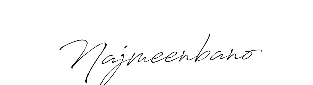 You can use this online signature creator to create a handwritten signature for the name Najmeenbano. This is the best online autograph maker. Najmeenbano signature style 6 images and pictures png