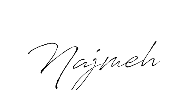 Once you've used our free online signature maker to create your best signature Antro_Vectra style, it's time to enjoy all of the benefits that Najmeh name signing documents. Najmeh signature style 6 images and pictures png