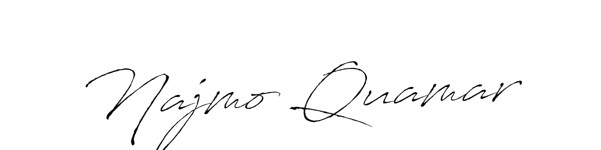 if you are searching for the best signature style for your name Najmo Quamar. so please give up your signature search. here we have designed multiple signature styles  using Antro_Vectra. Najmo Quamar signature style 6 images and pictures png