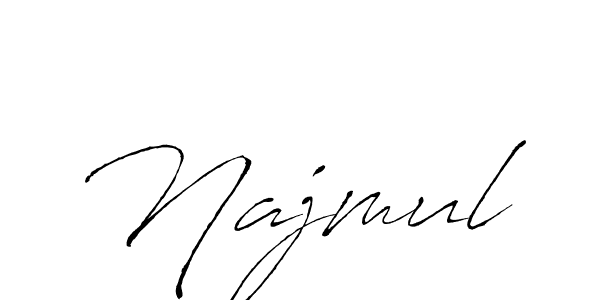 How to Draw Najmul signature style? Antro_Vectra is a latest design signature styles for name Najmul. Najmul signature style 6 images and pictures png