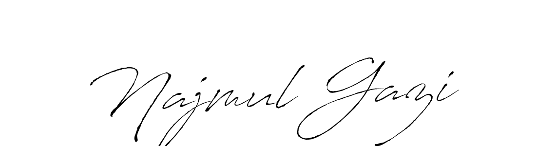 Also You can easily find your signature by using the search form. We will create Najmul Gazi name handwritten signature images for you free of cost using Antro_Vectra sign style. Najmul Gazi signature style 6 images and pictures png