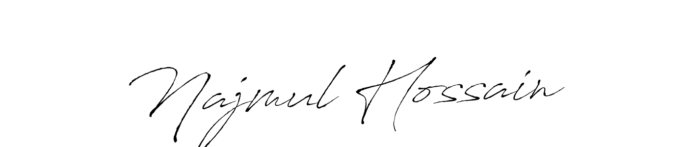 You should practise on your own different ways (Antro_Vectra) to write your name (Najmul Hossain) in signature. don't let someone else do it for you. Najmul Hossain signature style 6 images and pictures png