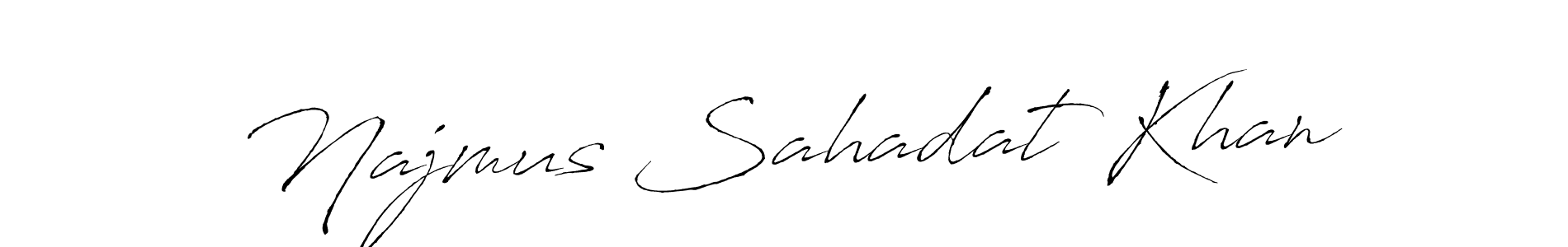 See photos of Najmus Sahadat Khan official signature by Spectra . Check more albums & portfolios. Read reviews & check more about Antro_Vectra font. Najmus Sahadat Khan signature style 6 images and pictures png