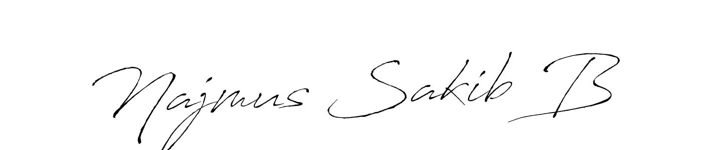 Once you've used our free online signature maker to create your best signature Antro_Vectra style, it's time to enjoy all of the benefits that Najmus Sakib B name signing documents. Najmus Sakib B signature style 6 images and pictures png