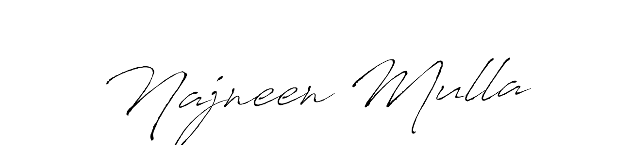 if you are searching for the best signature style for your name Najneen Mulla. so please give up your signature search. here we have designed multiple signature styles  using Antro_Vectra. Najneen Mulla signature style 6 images and pictures png