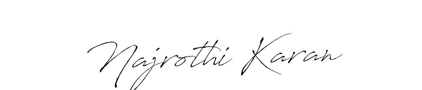 It looks lik you need a new signature style for name Najrothi Karan. Design unique handwritten (Antro_Vectra) signature with our free signature maker in just a few clicks. Najrothi Karan signature style 6 images and pictures png