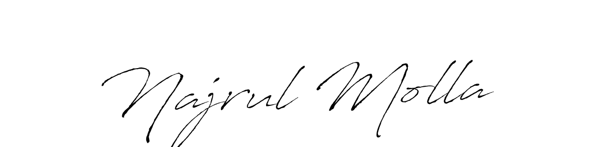 Also we have Najrul Molla name is the best signature style. Create professional handwritten signature collection using Antro_Vectra autograph style. Najrul Molla signature style 6 images and pictures png