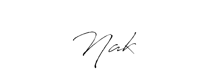 Design your own signature with our free online signature maker. With this signature software, you can create a handwritten (Antro_Vectra) signature for name Nakशा. Nakशा signature style 6 images and pictures png