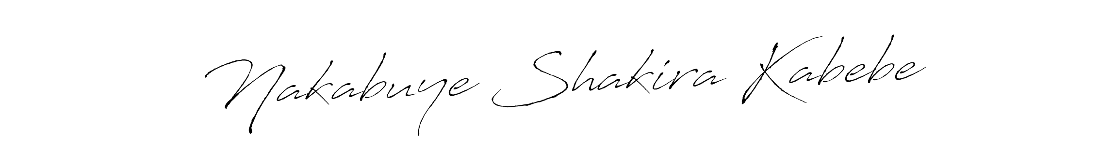 Use a signature maker to create a handwritten signature online. With this signature software, you can design (Antro_Vectra) your own signature for name Nakabuye Shakira Kabebe. Nakabuye Shakira Kabebe signature style 6 images and pictures png