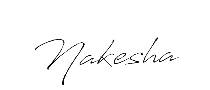 Create a beautiful signature design for name Nakesha. With this signature (Antro_Vectra) fonts, you can make a handwritten signature for free. Nakesha signature style 6 images and pictures png