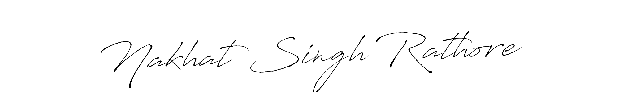 Nakhat Singh Rathore stylish signature style. Best Handwritten Sign (Antro_Vectra) for my name. Handwritten Signature Collection Ideas for my name Nakhat Singh Rathore. Nakhat Singh Rathore signature style 6 images and pictures png