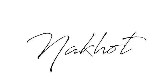 Create a beautiful signature design for name Nakhot. With this signature (Antro_Vectra) fonts, you can make a handwritten signature for free. Nakhot signature style 6 images and pictures png