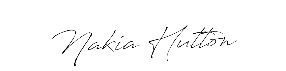 The best way (Antro_Vectra) to make a short signature is to pick only two or three words in your name. The name Nakia Hutton include a total of six letters. For converting this name. Nakia Hutton signature style 6 images and pictures png