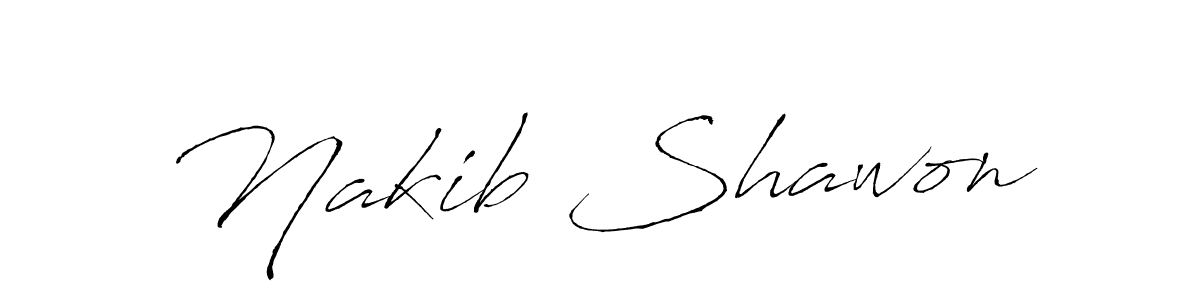 You should practise on your own different ways (Antro_Vectra) to write your name (Nakib Shawon) in signature. don't let someone else do it for you. Nakib Shawon signature style 6 images and pictures png