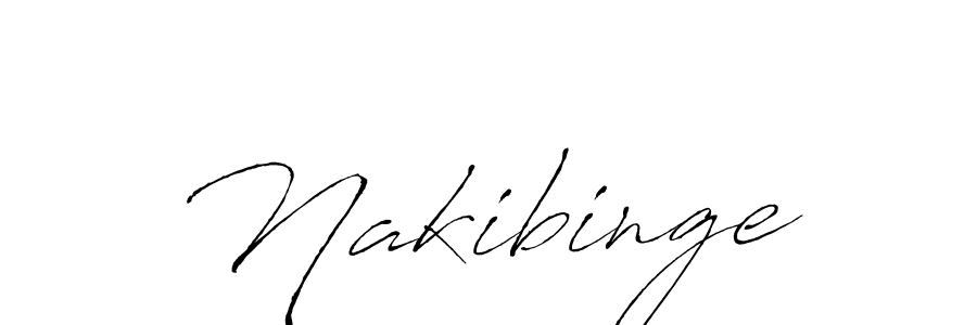 How to make Nakibinge name signature. Use Antro_Vectra style for creating short signs online. This is the latest handwritten sign. Nakibinge signature style 6 images and pictures png