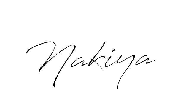 Nakiya stylish signature style. Best Handwritten Sign (Antro_Vectra) for my name. Handwritten Signature Collection Ideas for my name Nakiya. Nakiya signature style 6 images and pictures png