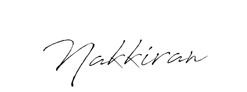 Make a beautiful signature design for name Nakkiran. With this signature (Antro_Vectra) style, you can create a handwritten signature for free. Nakkiran signature style 6 images and pictures png