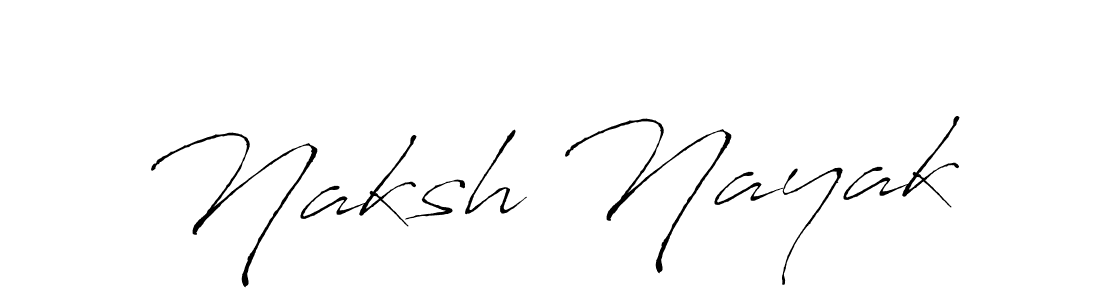 Also we have Naksh Nayak name is the best signature style. Create professional handwritten signature collection using Antro_Vectra autograph style. Naksh Nayak signature style 6 images and pictures png