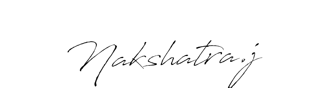 Use a signature maker to create a handwritten signature online. With this signature software, you can design (Antro_Vectra) your own signature for name Nakshatra.j. Nakshatra.j signature style 6 images and pictures png