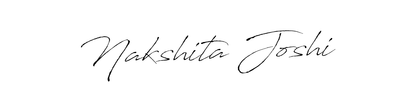 You should practise on your own different ways (Antro_Vectra) to write your name (Nakshita Joshi) in signature. don't let someone else do it for you. Nakshita Joshi signature style 6 images and pictures png