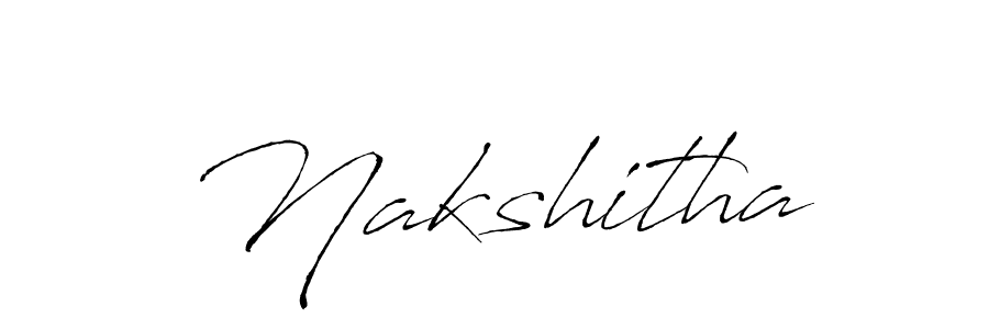 The best way (Antro_Vectra) to make a short signature is to pick only two or three words in your name. The name Nakshitha include a total of six letters. For converting this name. Nakshitha signature style 6 images and pictures png
