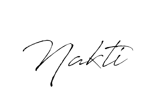 Antro_Vectra is a professional signature style that is perfect for those who want to add a touch of class to their signature. It is also a great choice for those who want to make their signature more unique. Get Nakti name to fancy signature for free. Nakti signature style 6 images and pictures png