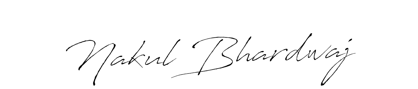 This is the best signature style for the Nakul Bhardwaj name. Also you like these signature font (Antro_Vectra). Mix name signature. Nakul Bhardwaj signature style 6 images and pictures png