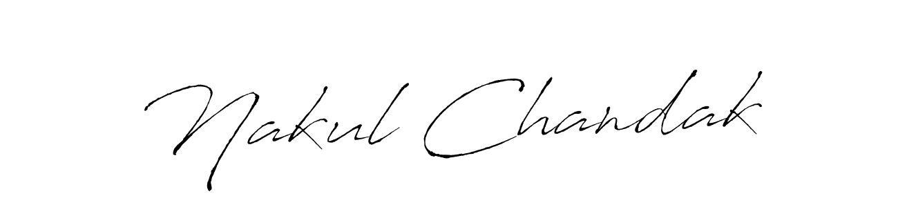 It looks lik you need a new signature style for name Nakul Chandak. Design unique handwritten (Antro_Vectra) signature with our free signature maker in just a few clicks. Nakul Chandak signature style 6 images and pictures png