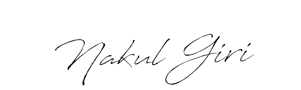 Also we have Nakul Giri name is the best signature style. Create professional handwritten signature collection using Antro_Vectra autograph style. Nakul Giri signature style 6 images and pictures png