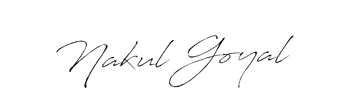 The best way (Antro_Vectra) to make a short signature is to pick only two or three words in your name. The name Nakul Goyal include a total of six letters. For converting this name. Nakul Goyal signature style 6 images and pictures png